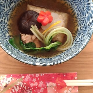 玄米餅で作る【お雑煮】